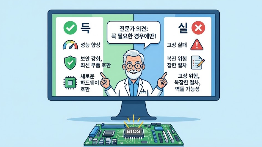 잘 돌아가는 내 PC, BIOS 업데이트 꼭 해야 할까? 전문가가 알려주는 득과 실