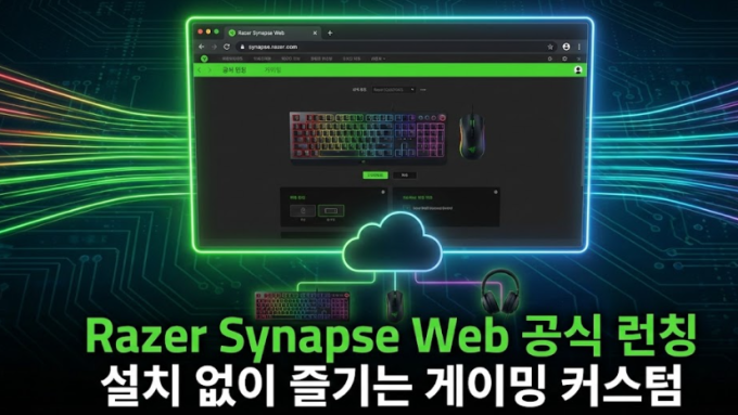 레이저 시냅스 웹(Razer Synapse Web) 공식 런칭: "설치 없이 즐기는 게이밍 커스텀"