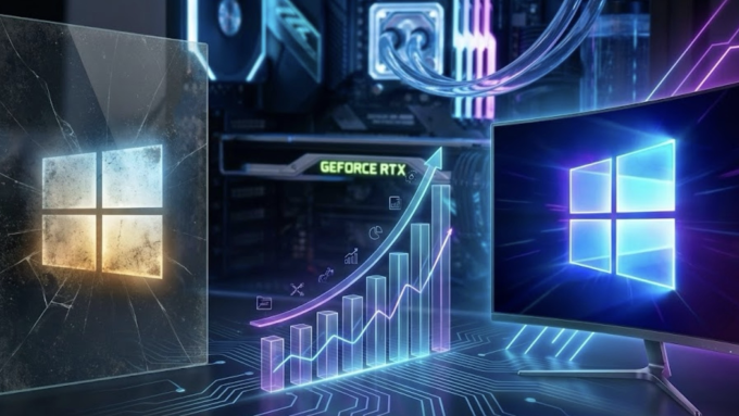 윈도우 10의 퇴장과 윈도우 11의 전성시대, 스팀 하드웨어 통계가 말해주는 2026년 게이밍 트렌드