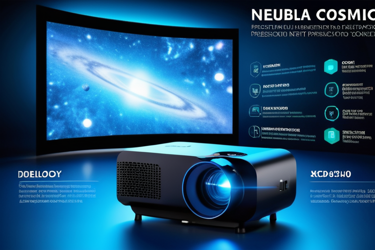 네블라 코즈모스 4K SE, 홈 시네마 TV 대체? 200 인치 프로젝터가 주는 매력