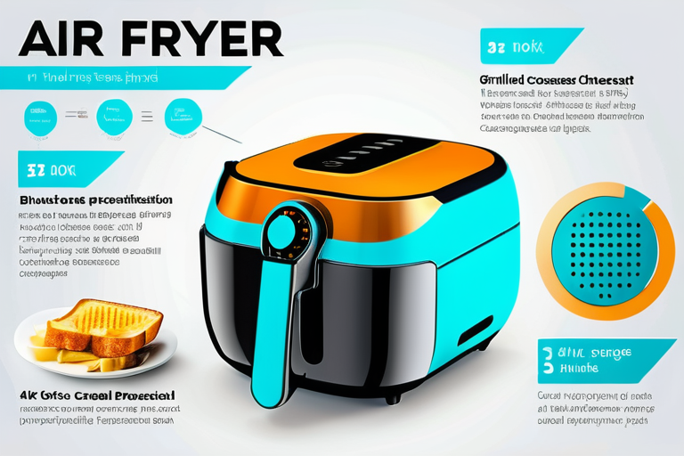 집에서 만든 레스토랑 그릴 치즈, 팬보다 왜 에어프라이어인가