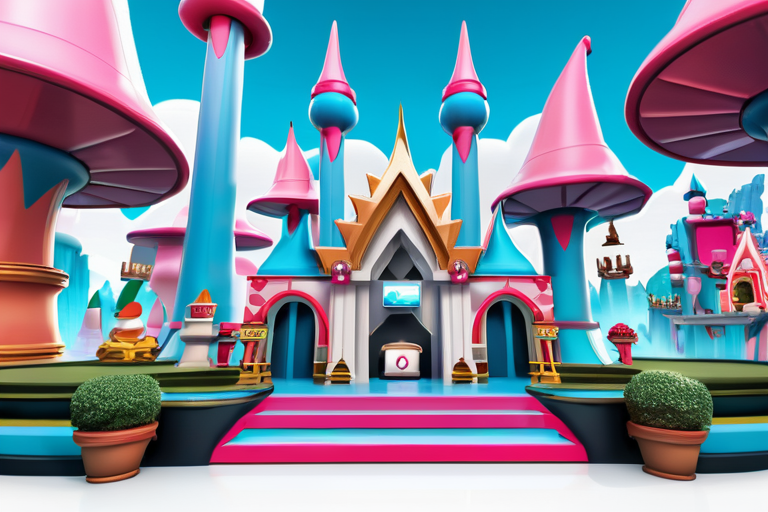 넥슨 메이플스토리 로 롯데월드 점령! 봄 축제의 숨결