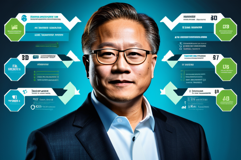 NVIDIA CEO 젠슨 황 400 만 달러 보상, 전 재산의 0.002 가 될까