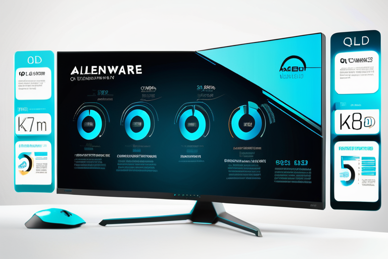 Alienware 34 인치 280Hz QD-OLED, Penta Tandem 으로 승리하는 초광대
